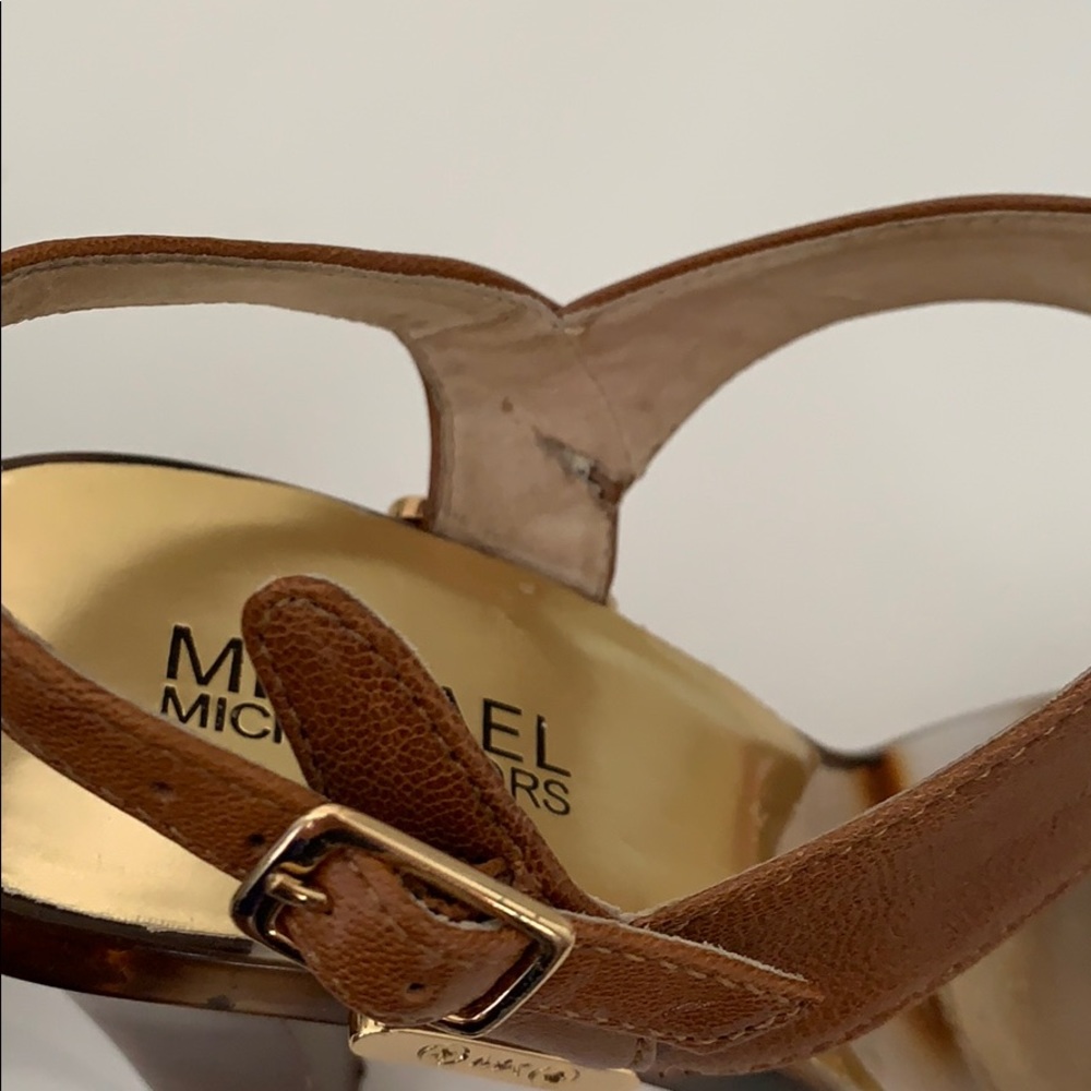 Michael Kors Fulton leather sandal 10 m - Picture 3 of 6